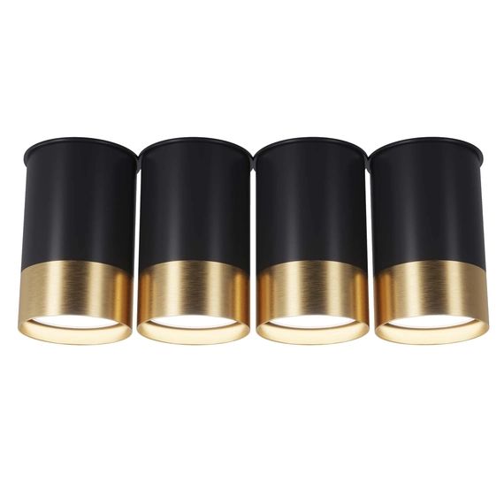 Точковий світильник Pikart BP BLACK/WHITE GOLD 25624-3, зображення 2