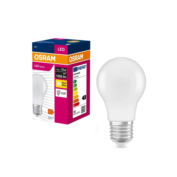 Світлодіодна лампочка Osram 4058075630239 E27 1x10W 3000K 1055Lm IP20, изображение 3