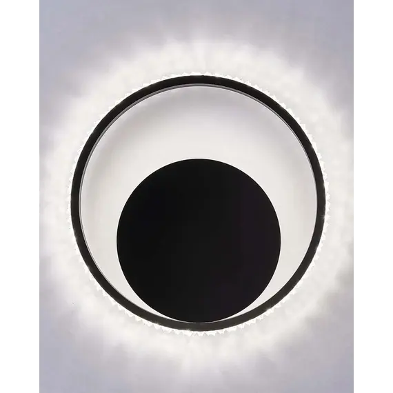 Бра, настінний світильник Goldlux 336743 Diana LED 1x14W 4000K 2100Lm IP20 чорний, изображение 4