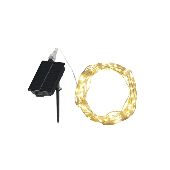 Гірлянда на сонячній батареї Goldlux 330222 LED 3000K IP44 біла