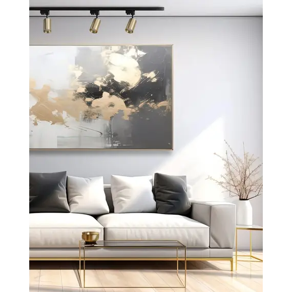 Комплект трекових світильників Goldlux 327611 Maribel 1м GU10 3x10W IP20 1-фазний золотий, зображення 2