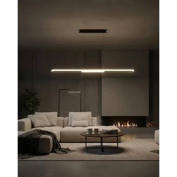 Підвісний світильник, люстра Goldlux 335180 Cordoba LED 1x32W 4000K 4800Lm IP20 чорний, изображение 3