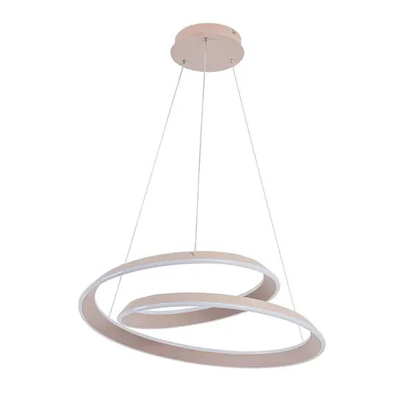 Підвісний світильник, люстра Goldlux 338167 Cashmere Twist LED 1x75W 4000K 10500Lm IP20 бежевий, изображение 4