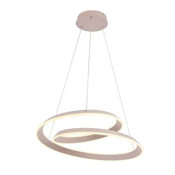 Підвісний світильник, люстра Goldlux 338167 Cashmere Twist LED 1x75W 4000K 10500Lm IP20 бежевий, изображение 5
