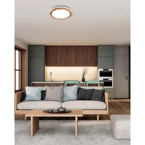 Світильник стельовий Goldlux 331892 Darek LED 1x24W 4000K 2600Lm IP44 бежевий, изображение 2