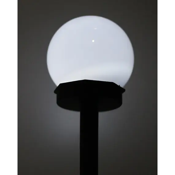 Вуличний світильник на сонячній батареї Goldlux 304711 Ball LED 6500K IP44 чорний, изображение 3