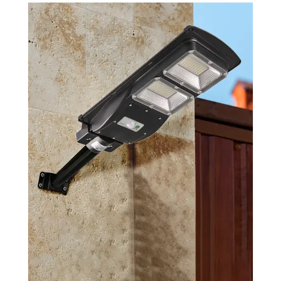 Вуличний світильник на сонячній батареї Goldlux 315502 Street LED 1x6W 6000K 650Lm IP65 чорний, изображение 2