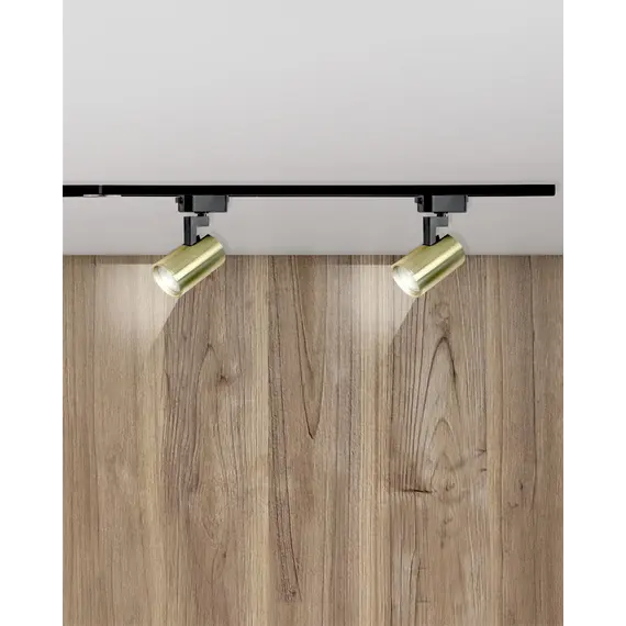 Комплект трекових світильників Goldlux 329530 Lynx 1.5м GU10 4x10W IP20 1-фазний золотий, зображення 3