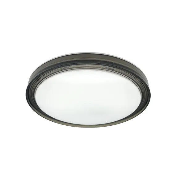 Люстра із пультом світлодіодна, стельовий світильник Goldlux 331861 Halina LED 1x48W 3000K/4000K/6000K 5300Lm IP44 чорна, изображение 4