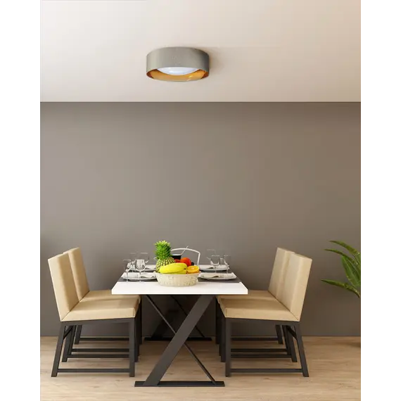 Світильник стельовий Goldlux 323224 Tuluza LED 1x18W 4000K 1850Lm IP20 сірий, зображення 2