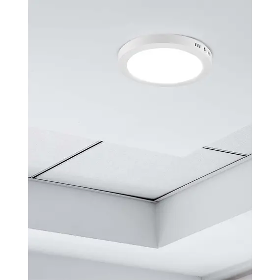 Світильник стельовий Goldlux 336071 Rigel LED 1x18W 4000K 1800Lm IP20 білий, зображення 2