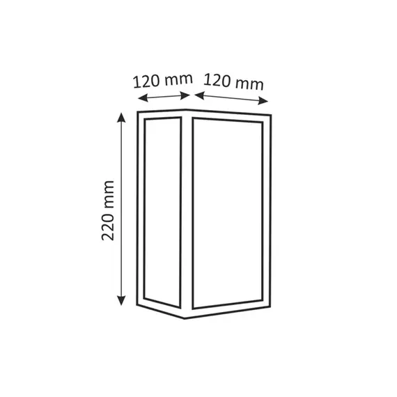 Вуличний світильник Goldlux 309167 Malmo E27 1x15W IP44 чорний, изображение 3