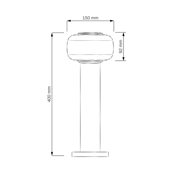 Вуличний світильник Goldlux 331427 Malaga LED 1x12W 4000K 1400Lm IP44 чорний, изображение 5