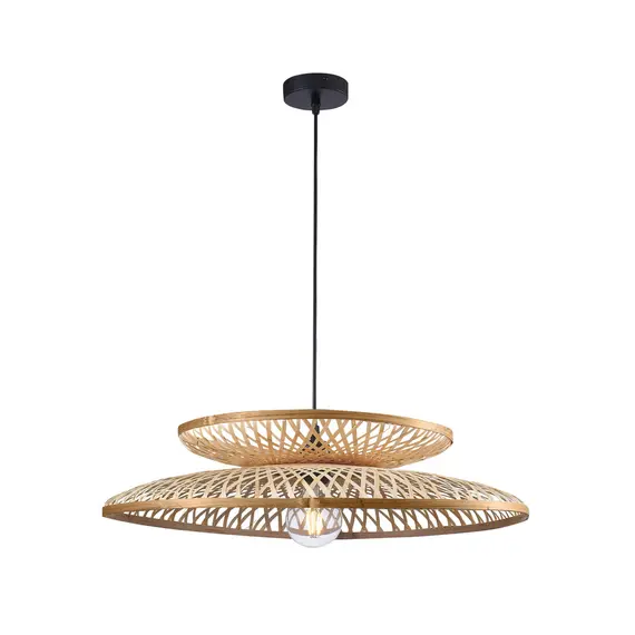 Люстра в стилі бохо, підвісний світильник Goldlux 329103 Bali E27 1x20W IP20 Бежевий, изображение 3