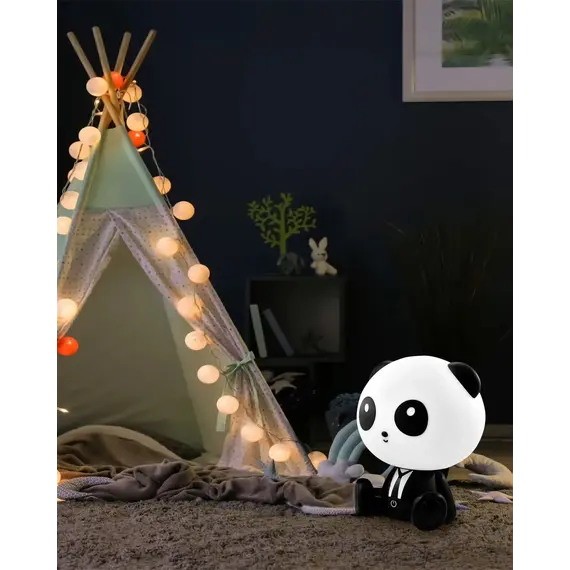 Настільна лампа Goldlux 327215 Panda Led 1x2.5W 3000K 59Lm IP20 BK, зображення 2