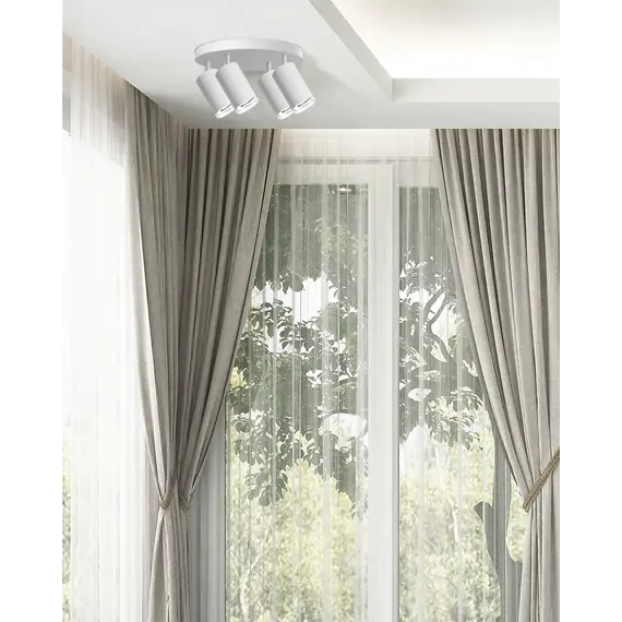 Спот Goldlux 324818 Turyn GU10 4x10W IP44 Wh, изображение 2