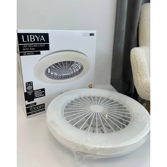 Стельовий світильник Goldlux 325792 Libya Led max 1x48W 3000K-6500K 5300Lm IP20 WH, изображение 3