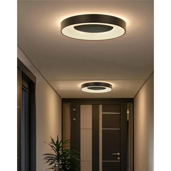 Стельовий світильник Goldlux 326720 Witold 50 Led 1x72W 3000K-6000K 8000Lm IP44 Bk з пультом ДК, изображение 2