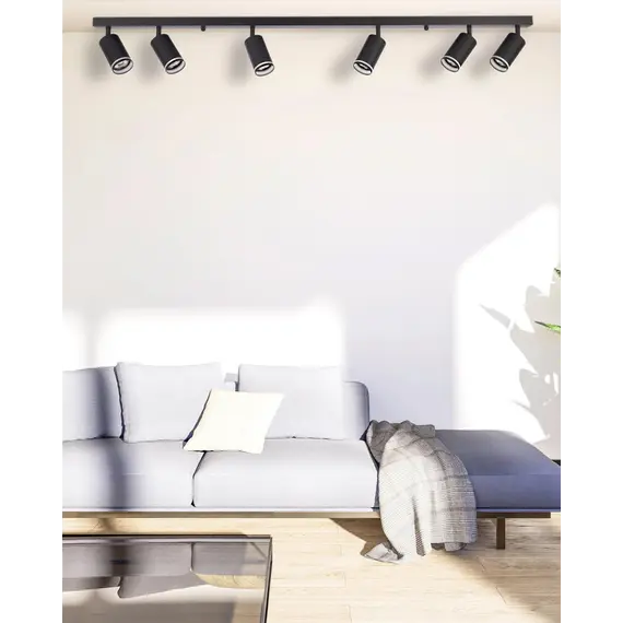 Спот Goldlux 322364 Paris GU10 6x10W IP20 BK, изображение 2