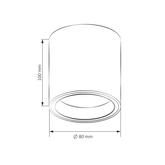 Точечный светильник Goldlux 323644 Falco GU10 1x10W IP20 WH, изображение 5