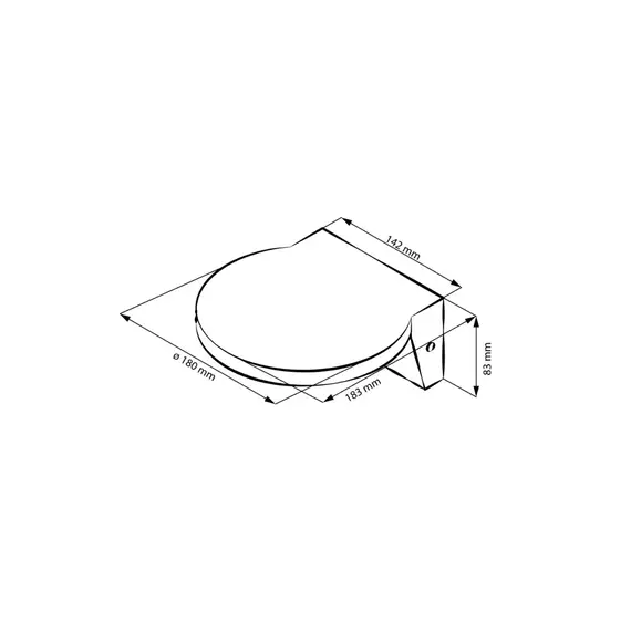 Вуличний світильник Goldlux 324030 Tesa Led 1x10W 4000K 1100Lm IP54 BK, зображення 5