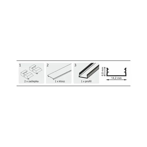 Профіль Goldlux 316141 2м Gray, зображення 2