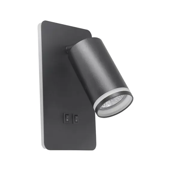 Бра Goldlux 324368 Paris GU10+Led 2x10+6W IP20 BK