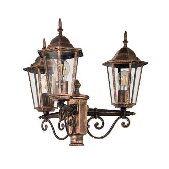 Уличный светильник Goldlux 313430 Liguria E27 3x20W IP43 PT, изображение 5