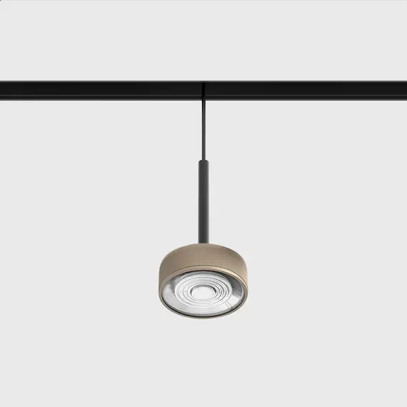Підвісний світильник IN_LINE SOL MINI P, D75mm, H135mm, LED 7W, 610Lm, 4000K, 24°, CRI>90, 48V, 4-х провідний DIM DALI, IP20, бежевий/чорний