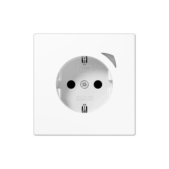 Розетка с ж/к и защитой JUNG HOME BTLS1521SWW белый