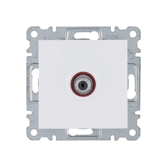 Розетка САТ Hager Lumina, біла, WL3230