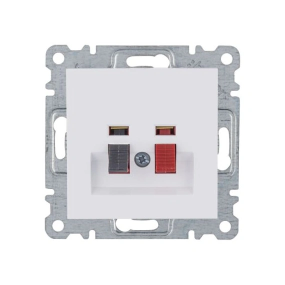 Розетка акустична Hager Lumina, біла, WL3310
