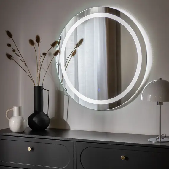 Дзеркало з підсвічуванням Zuma Line LUSTRO LED 80 cm D2338-80, зображення 2