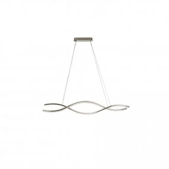Люстра AZzardo SPARK WAVES PENDANT 120 CCT с регулировкой яркости и пультом дистанционного управления (AZ6562)