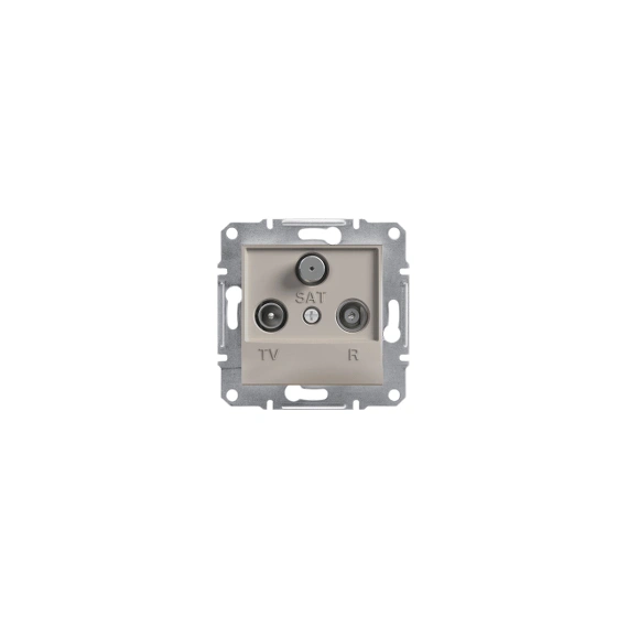 Розетка TV-R-SAT кінець Asfora, (колір бронза) EPH3400169