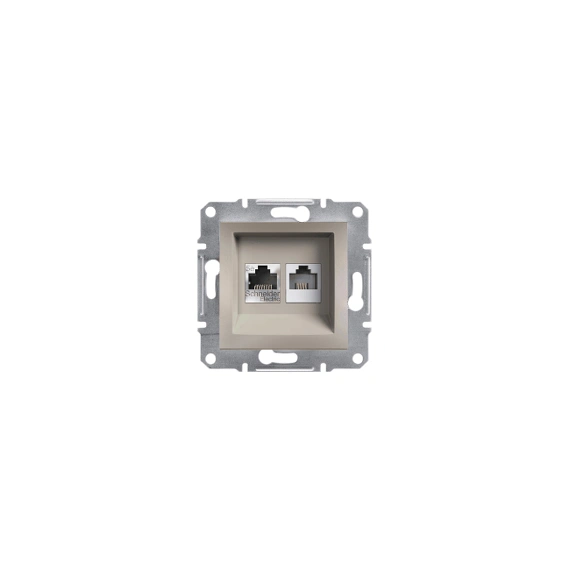 Розетка PC+TF «Asfora» (колір бронза) EPH4900169