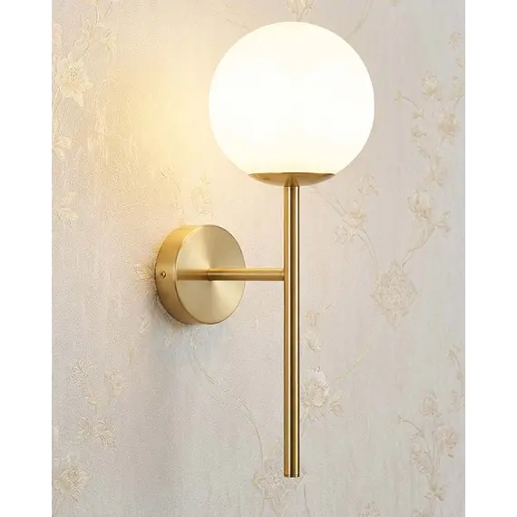 Бра, настенный светильник Goldlux 341655 Bianca E14 1x12W IP20, золотой, изображение 3