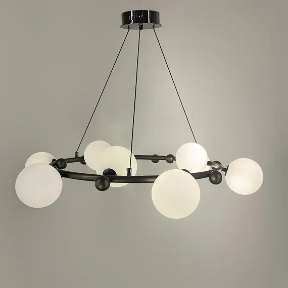 Люстра Linef MJ 295 MJ295/9 BK+WT, зображення 6