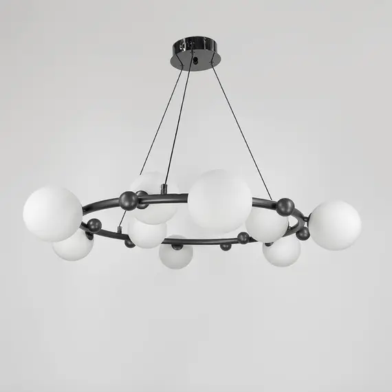 Люстра Linef MJ 295 MJ295/9 BK+WT, зображення 2