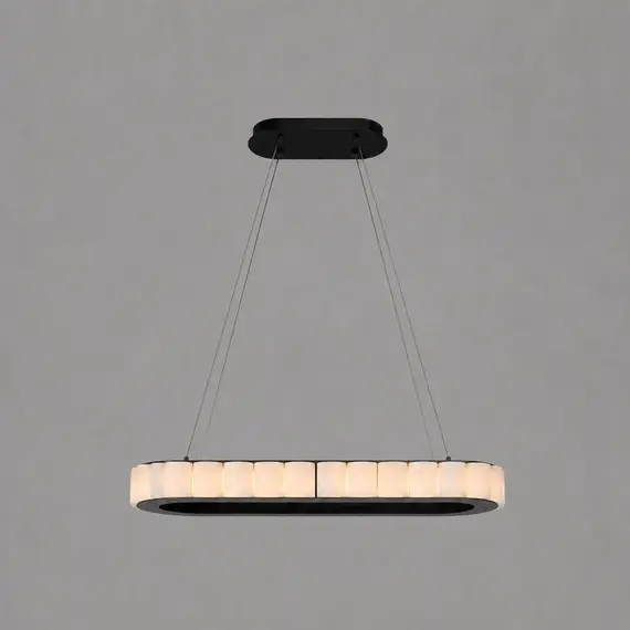 Люстра Linef MJ306 MJ306-1000*300*70 BK OVAL, зображення 3