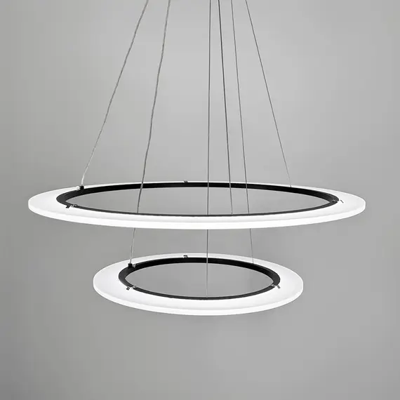 Люстра Linef MJ305 MJ305-600+400 BK, изображение 4