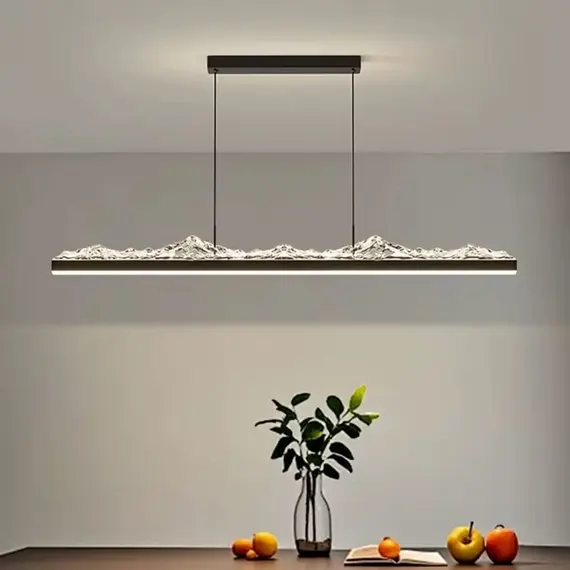 Люстра Linef MJ374 MJ374-L1200 BK ACRYLIC