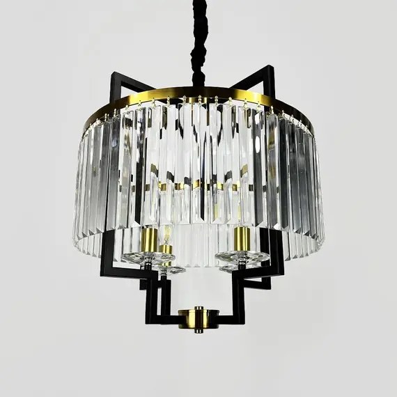 Люстра Linef MJ348 MJ348-500 BK+CL, изображение 2