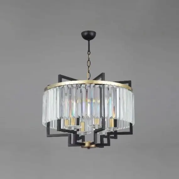 Люстра Linef MJ348 MJ348-700 BK+CL