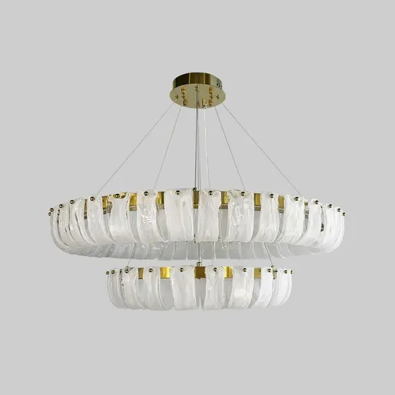 Люстра Linef P1432 P1432-800+500 Bronze, зображення 2
