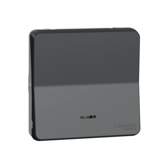 Механізм перемикача з підсвічуванням IP55, чорний, Mureva Styl Schneider Electric MUR35025