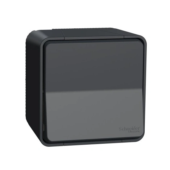 Кнопковий вимикач у зборі IP55, чорний, Mureva Styl Schneider Electric MUR35026