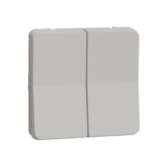 Механізм двоклавішного перемикача IP55, білий, Mureva Styl Schneider Electric MUR39022
