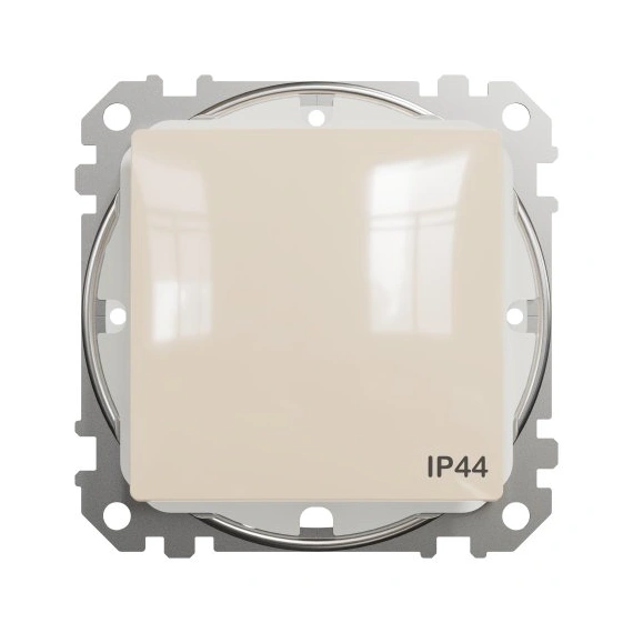 Переключатель 1-кл IP44 SE Sedna Design SDD212106 бежевый