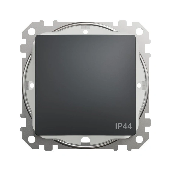 Перемикач 1-кл IP44 SE Sedna Design SDD214106 чорний